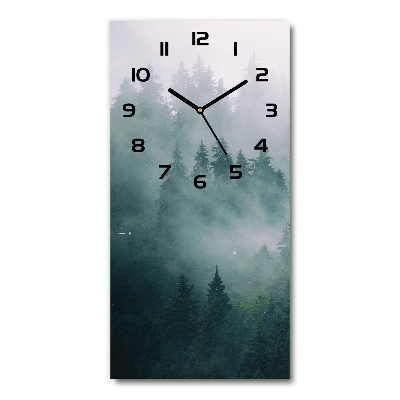 Reloj rectangular Niebla sobre el bosque