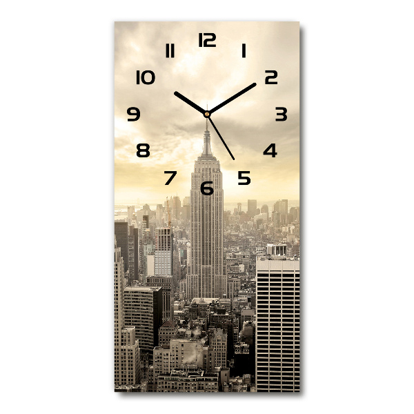 Reloj vertical Manhattan Nueva York