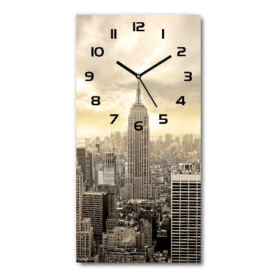 Reloj vertical Manhattan Nueva York
