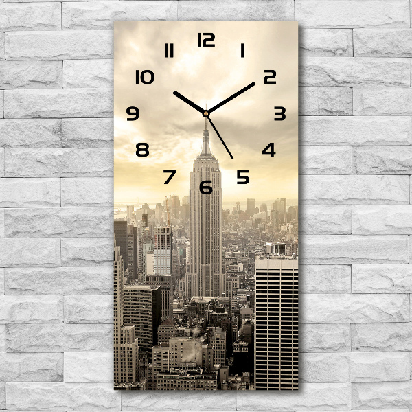 Reloj vertical Manhattan Nueva York