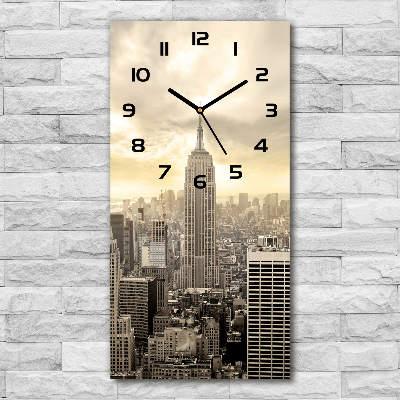 Reloj vertical Manhattan Nueva York
