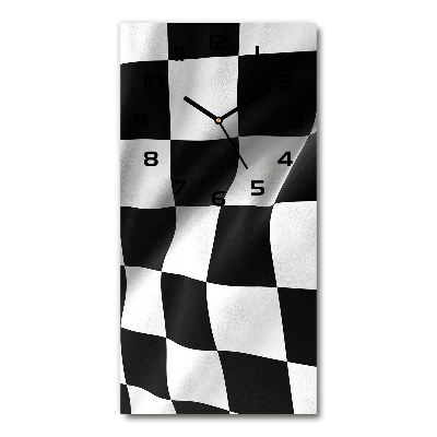 Reloj rectangular Bandera de meta