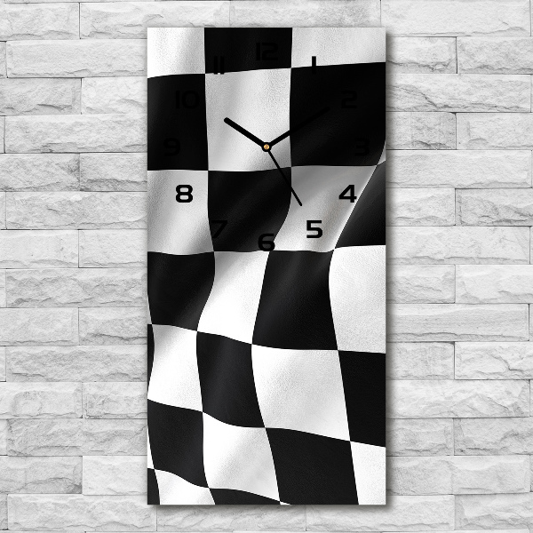 Reloj rectangular Bandera de meta