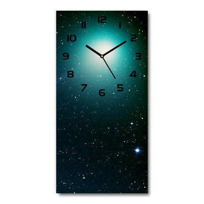 Reloj de vidrio vertical Galaxia