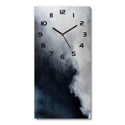 Reloj de vidrio vertical Humo blanco
