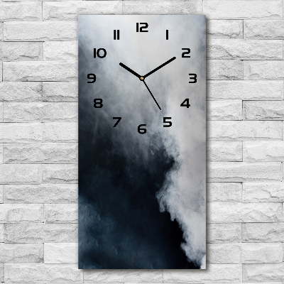Reloj de vidrio vertical Humo blanco