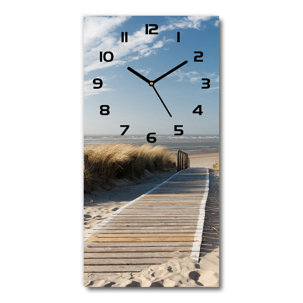 Reloj rectangular Camino a la playa