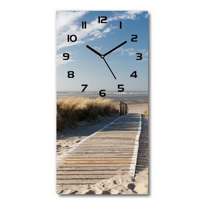 Reloj rectangular Camino a la playa