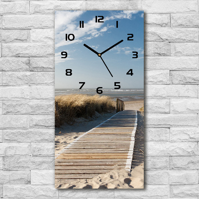 Reloj rectangular Camino a la playa