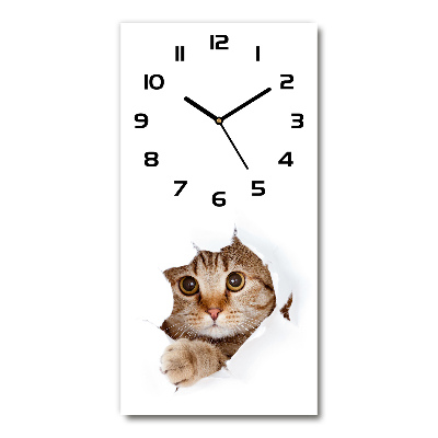 Reloj rectangular Gato