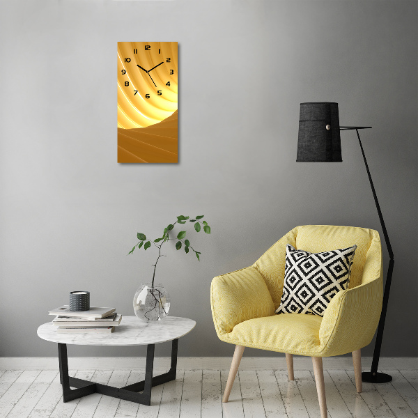 Zegar szklany ścienny Abstrakcja wir