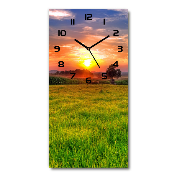 Reloj rectangular Atardecer