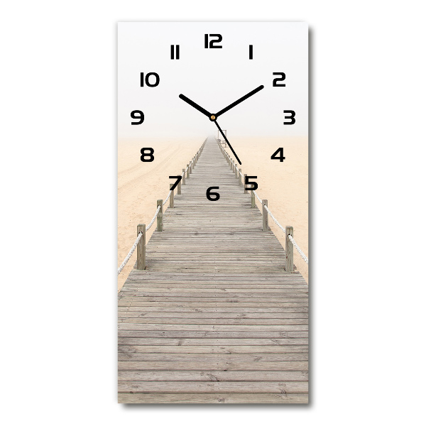 Reloj rectangular Camino de playa