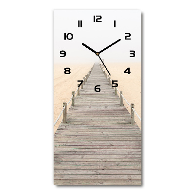 Reloj rectangular Camino de playa
