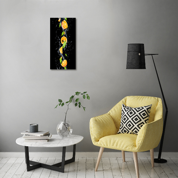 Reloj rectangular Naranjas