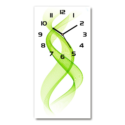 Reloj rectangular Ondas de colores