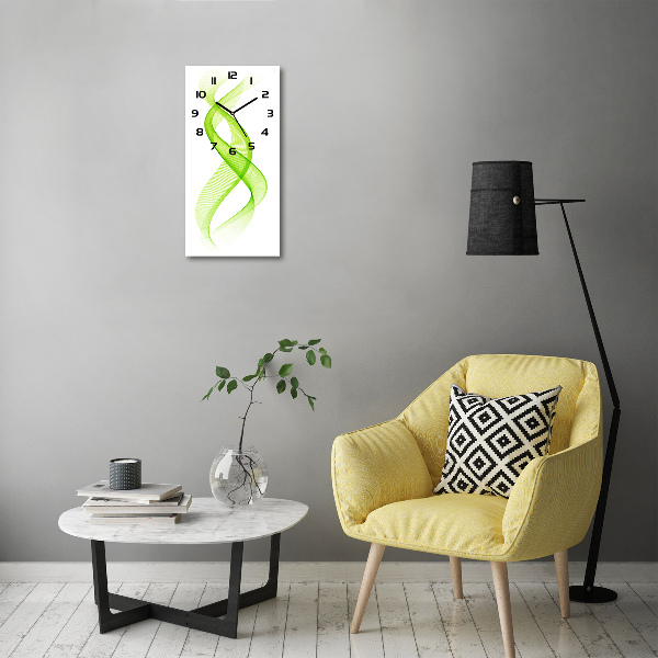 Zegar szklany ścienny Kolorowe fale