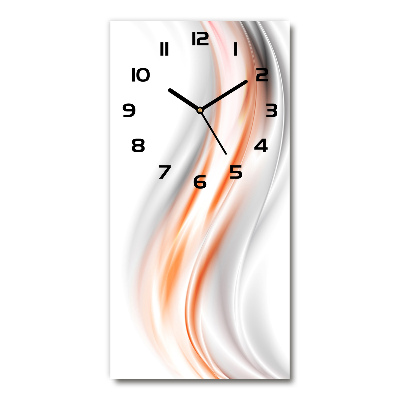 Reloj rectangular Ondas abstractas