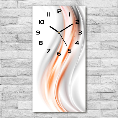 Reloj rectangular Ondas abstractas