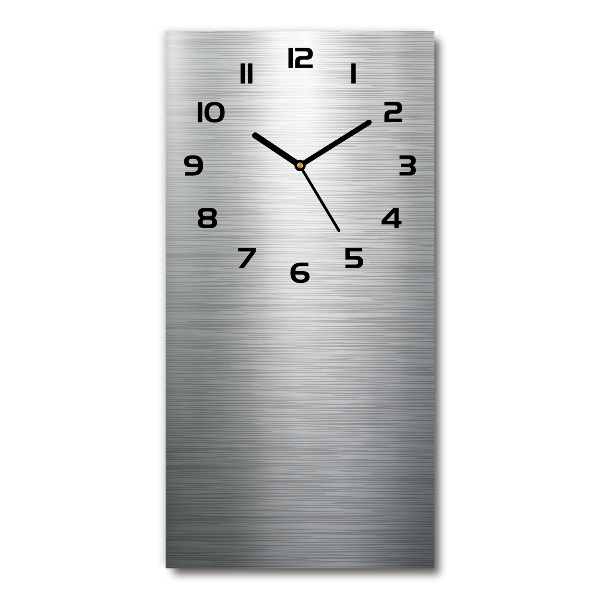 Reloj rectangular Fondo de metal