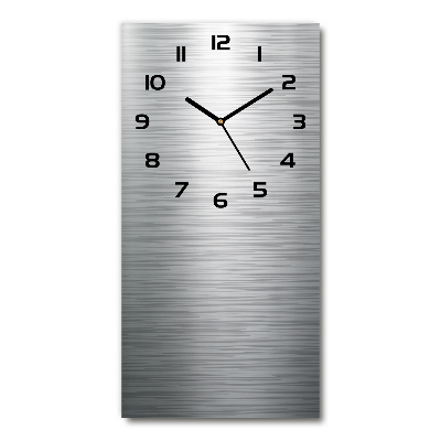 Reloj rectangular Fondo de metal