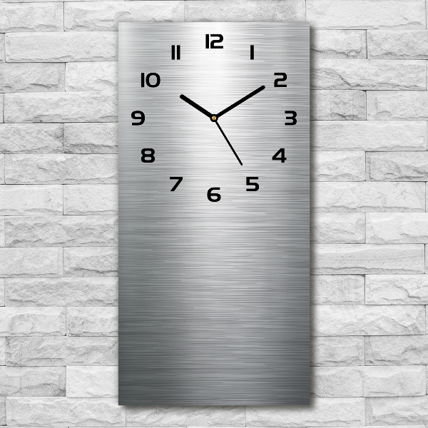 Reloj rectangular Fondo de metal