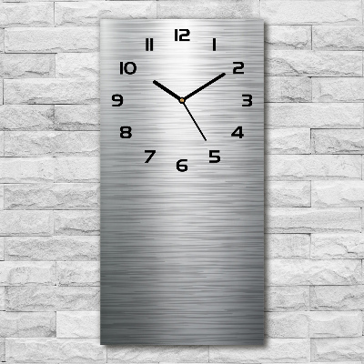 Reloj rectangular Fondo de metal