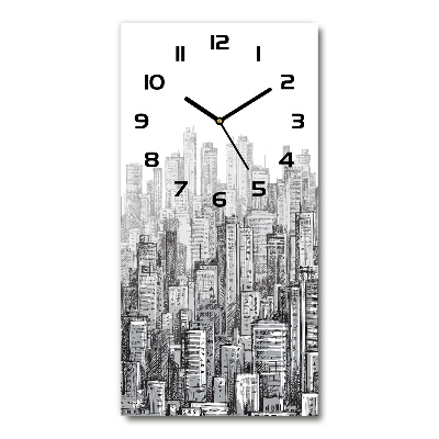 Reloj de cristal vertical Rascacielos