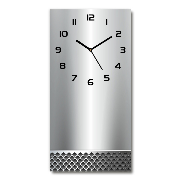 Reloj rectangular Fondo de metal