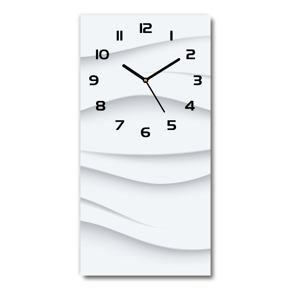 Reloj rectangular Ondas abstractas