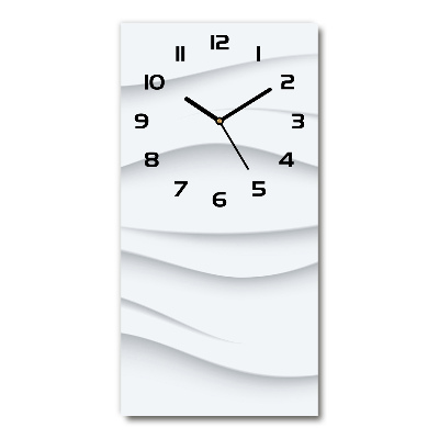 Reloj rectangular Ondas abstractas