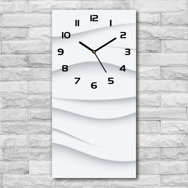 Reloj rectangular Ondas abstractas