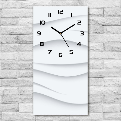 Reloj rectangular Ondas abstractas