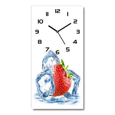 Reloj rectangular Fresa y hielo