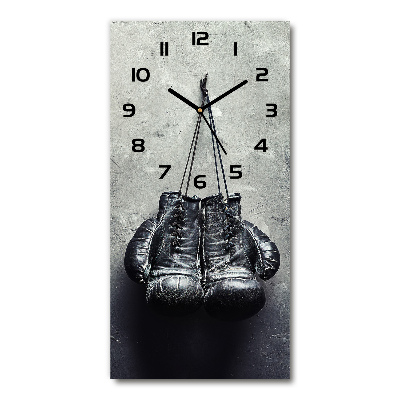 Reloj de cristal vertical Guantes de boxeo
