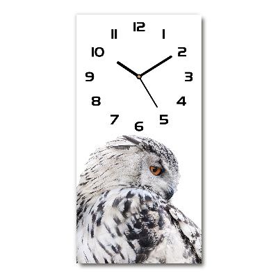 Reloj rectangular Búho blanco