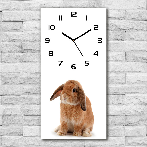 Reloj rectangular Conejo