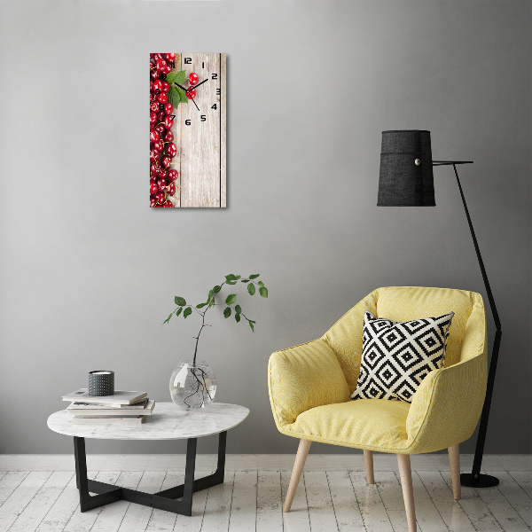 Nowoczesny zegar ścienny Wiśnie