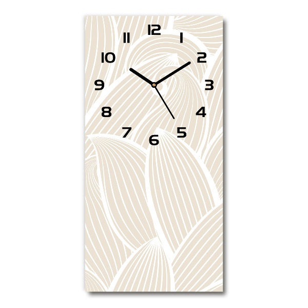 Reloj rectangular Pétalos de flores
