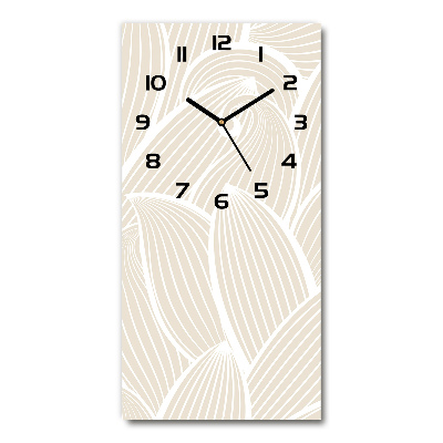 Reloj rectangular Pétalos de flores