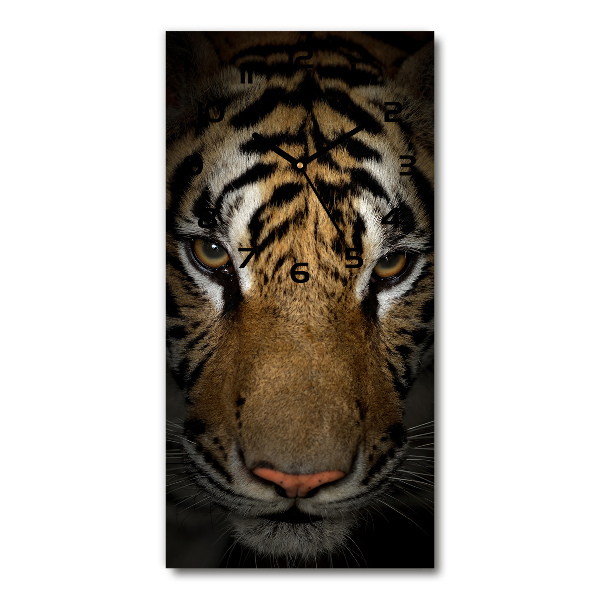 Reloj de cristal vertical Tigre