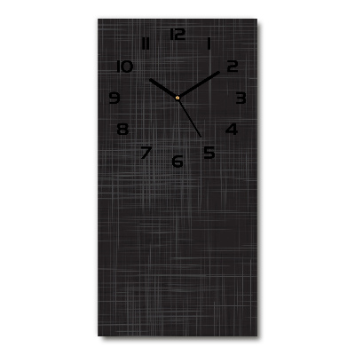 Reloj vertical Textura de lino