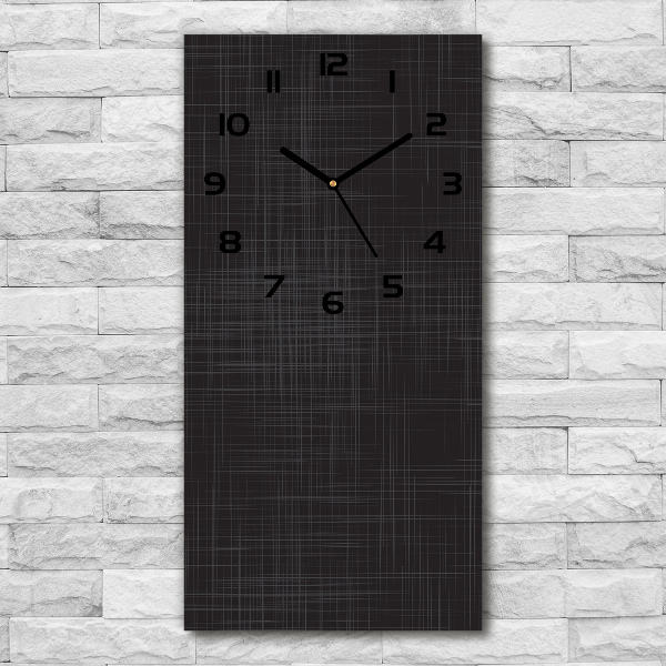 Reloj vertical Textura de lino