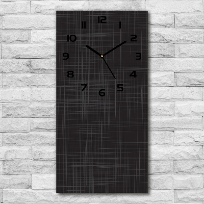 Reloj vertical Textura de lino