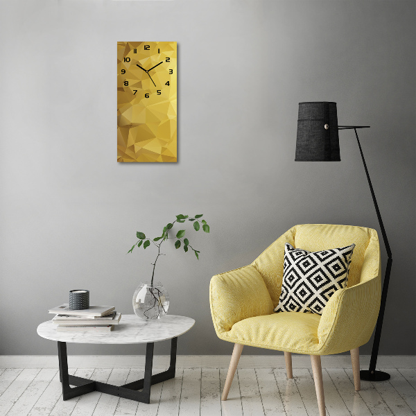 Reloj de vidrio vertical Fondo abstracto