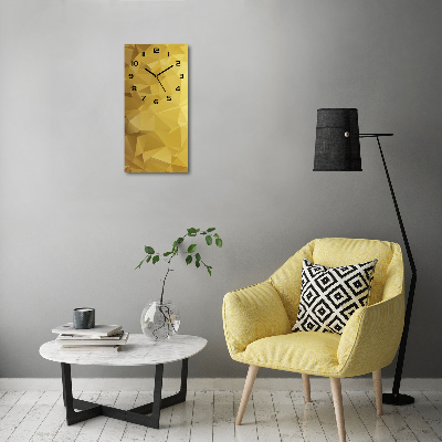 Reloj de vidrio vertical Fondo abstracto