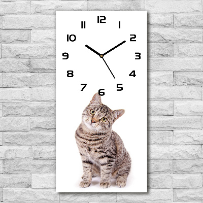 Reloj rectangular Gato