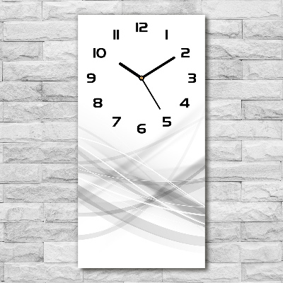 Reloj vertical Ondas abstractas
