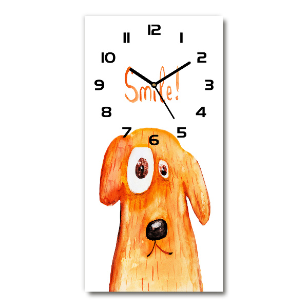 Reloj rectangular Perro