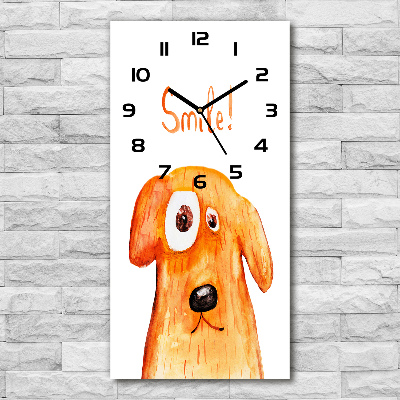 Reloj rectangular Perro